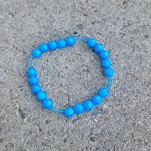 Blue bracelet